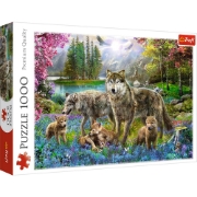 Imagine Puzzle Trefl 1000 – Familie de lupi