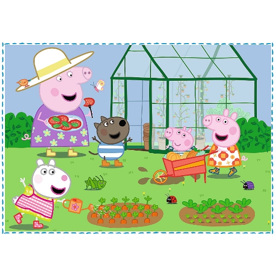 Imagine PUZZLE TREFL 4IN1 PEPPA PIG