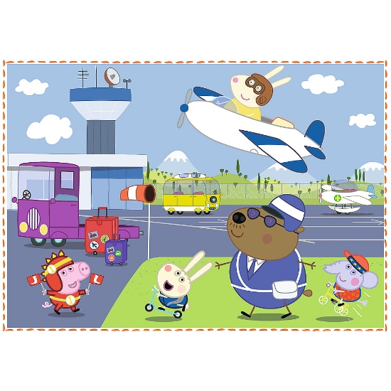 Imagine PUZZLE TREFL 4IN1 PEPPA PIG