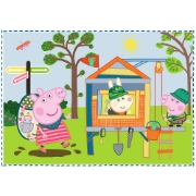 Imagine PUZZLE TREFL 4IN1 PEPPA PIG