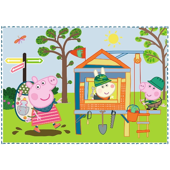 Imagine PUZZLE TREFL 4IN1 PEPPA PIG