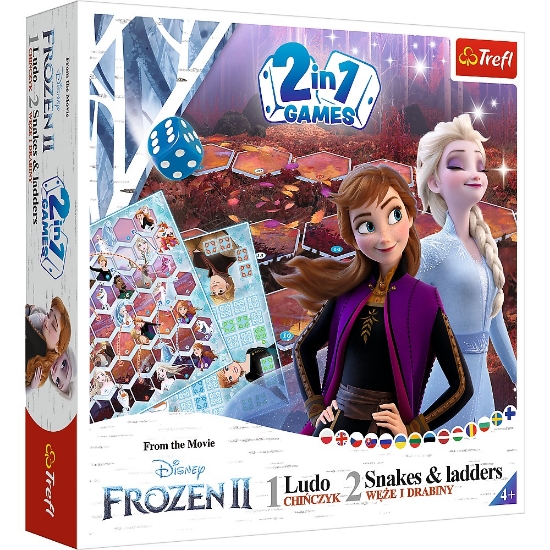 Imagine JOC FROZEN 2IN1 LUDO SI SERPISORI SCARI