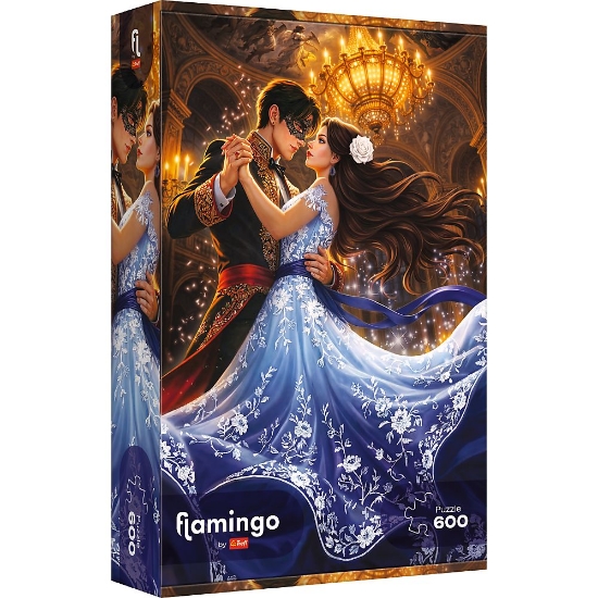 Imagine PUZZLE TREFL 600 FLAMINGO ROMANTISM