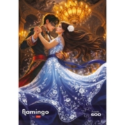 Imagine PUZZLE TREFL 600 FLAMINGO ROMANTISM