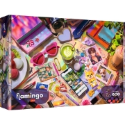 Imagine PUZZLE TREFL 600 FLAMINGO MICA MEA LUME