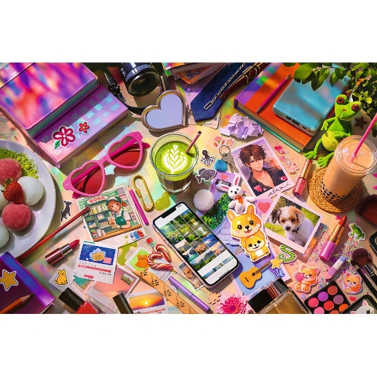 Imagine PUZZLE TREFL 600 FLAMINGO MICA MEA LUME