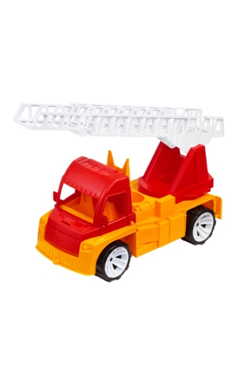 Imagine AUTOSPECIALA POMPIERI CU SCARA PORTOCALIU ROSU 46CM