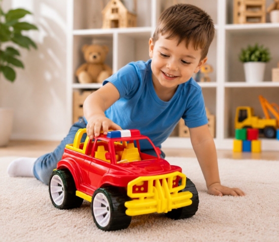 Imagine MASINA JEEP OFF ROADER ROSU 39CM