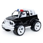 Imagine MASINA JEEP OFF ROADER NEGRU ALB 39CM