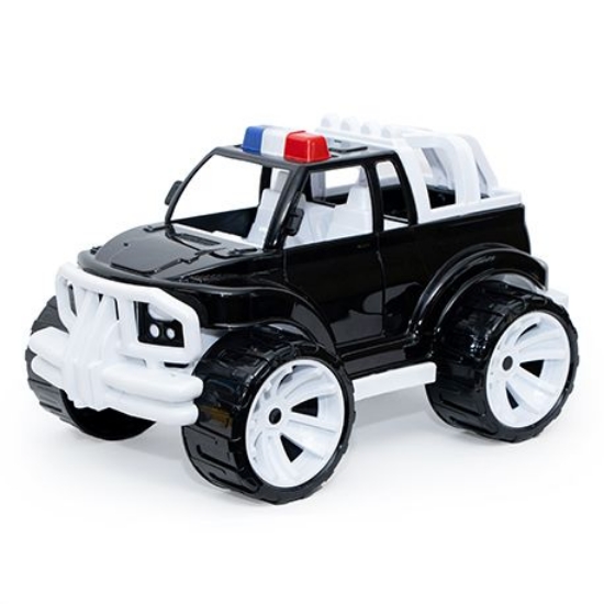 Imagine MASINA JEEP OFF ROADER NEGRU ALB 39CM