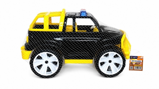 Imagine MASINA JEEP OFF ROADER NEGRU GALBEN 39CM