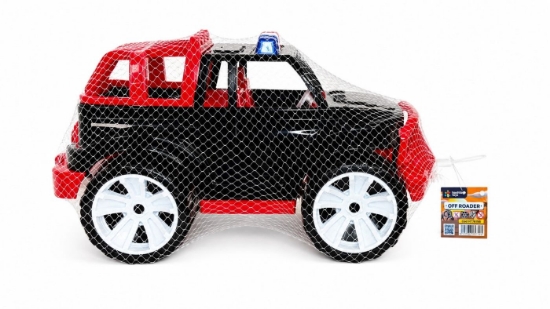 Imagine MASINA JEEP OFF ROADER NEGRU ROSU 39CM