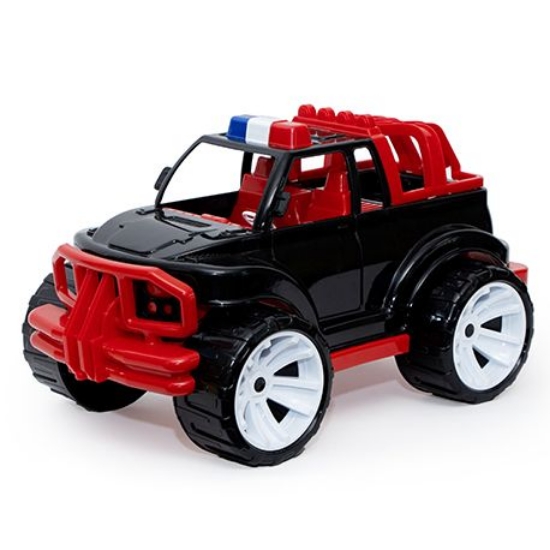 Imagine MASINA JEEP OFF ROADER NEGRU ROSU 39CM