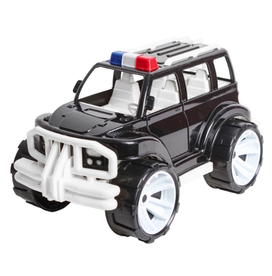 Imagine MASINA JEEP OFF ROADER NEGRU ALB 32CM