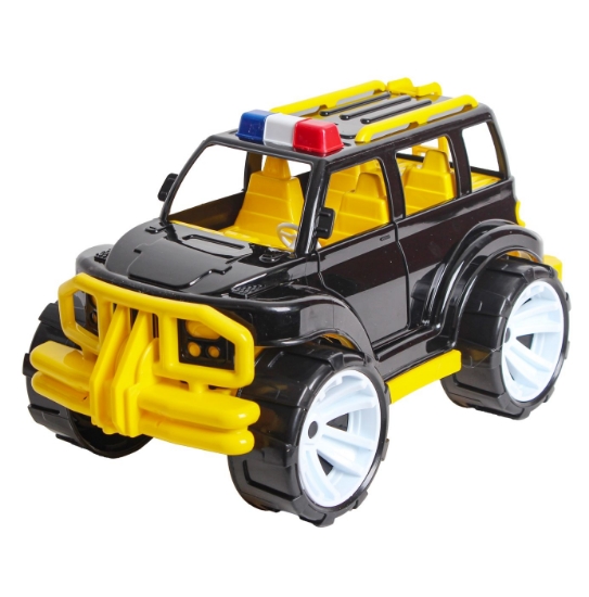 Imagine MASINA JEEP OFF ROADER NEGRU GALBEN 32CM