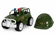 Imagine MASINA JEEP OFF ROADER CU CASCA MILITAR 32CM