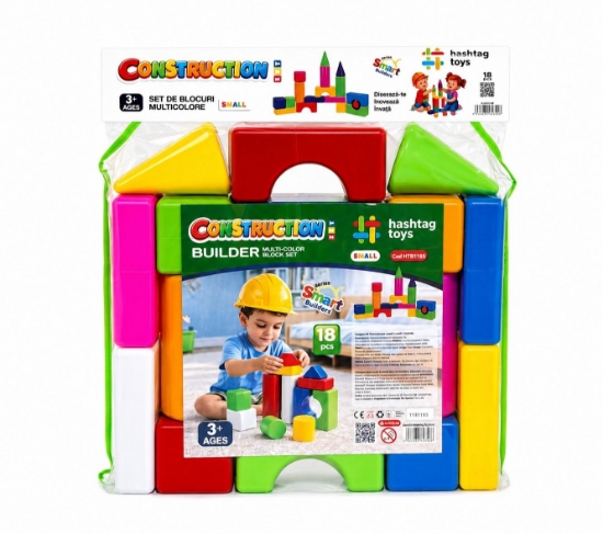Imagine SET CONSTRUCTOR BLOCURI MULTICOLORE