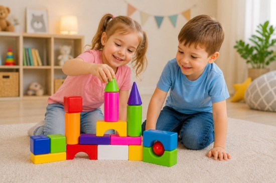 Imagine SET CONSTRUCTOR BLOCURI MULTICOLORE