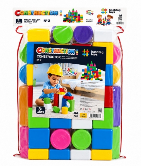 Imagine SET CONSTRUCTOR BLOCURI MULTICOLORE 2