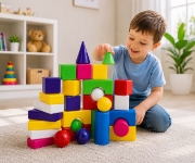 Imagine SET CONSTRUCTOR BLOCURI MULTICOLORE 3