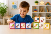 Imagine SET CUBURI ALFABETUL ROMAN