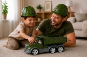 Imagine BASCULANTA MATI MILITARA CU CASCA 
