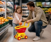 Imagine CARUCIOR CUMPARATURI ROSU GALBEN