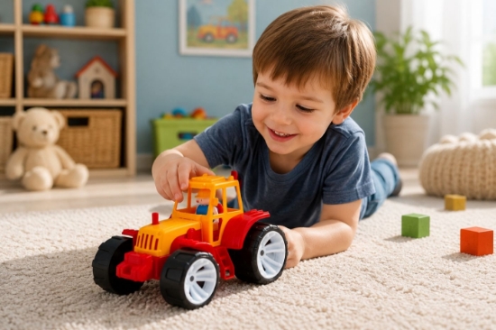 Imagine TRACTOR BAMS 0 PORTOCALIU ROSU