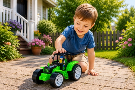 Imagine TRACTOR BAMS 0 NEGRU VERDE