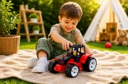 Imagine TRACTOR BAMS 0 NEGRU ROSU