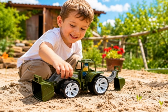 Imagine TRACTOR BAMS 2 CU 2 CUPE MILITAR