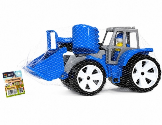 Imagine TRACTOR BAMS 2 CU 2 CUPE ALBASTRU GRI