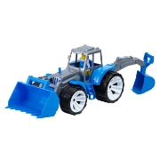 Imagine TRACTOR BAMS 2 CU 2 CUPE ALBASTRU GRI