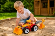 Imagine TRACTOR BAMS 2 CU 2 CUPE PORTOCALIU ROSU