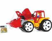 Imagine TRACTOR BAMS 2 CU 2 CUPE ROSU PORTOCALIU