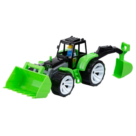 Imagine TRACTOR BAMS 2 CU 2 CUPE NEGRU VERDE
