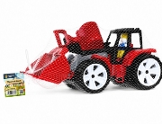 Imagine TRACTOR BAMS 2 CU 2 CUPE NEGRU ROSU