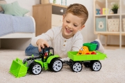 Imagine TRACTOR BAMS FATA ZAMBITOARE NEGRU VERDE