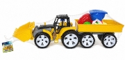 Imagine TRACTOR BAMS FATA ZAMBITOARE NEGRU GALBEN