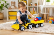 Imagine TRACTOR BAMS FATA ZAMBITOARE NEGRU GALBEN
