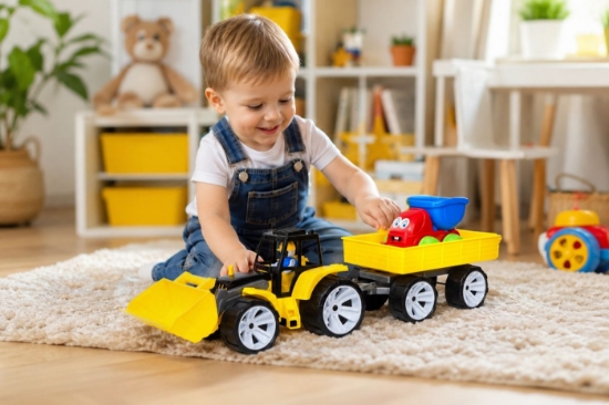 Imagine TRACTOR BAMS FATA ZAMBITOARE NEGRU GALBEN