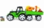Imagine SET TRACTOR FERMA NEGRU VERDE