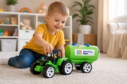 Imagine TRACTOR CU CISTERNA NEGRU VERDE