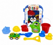 Imagine SET MICUL CALATOR RUCSAC PENTRU NISIP ALBASTRU