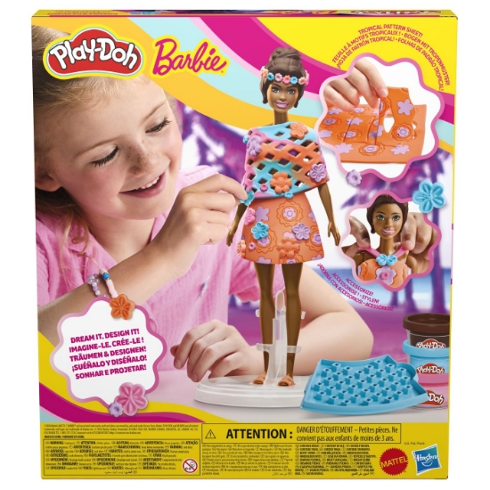 Imagine PLAY DOH BARBIE SET CREATII VESTIMENTARE ZI DE PLAJA COCHETA