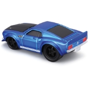 Imagine MAISTO MUSCLE TRANSPORTS SET CAMION CU PLATFORMA FORD C600 FLATBED 1966 SI MASINUTA FORD MUSTANG GT 1969  SCARA 1 LA 64