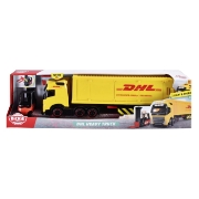Imagine DICKIE SET CAMION DHL SI STIVUITOR CU SUNETE SI LUMINI 35CM