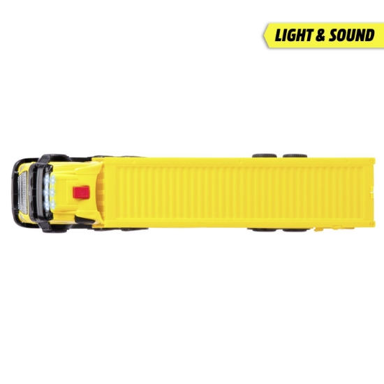 Imagine DICKIE SET CAMION DHL SI STIVUITOR CU SUNETE SI LUMINI 35CM