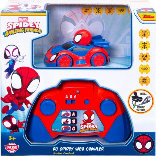 Imagine JADA SPIDEY MASINUTA CU TELECOMANDA SCARA 1 LA 50