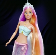Imagine STEFFI LOVE PAPUSA STEFFI SIRENA MAGICA CURCUBEU CU COADA LUMINOASA 39CM